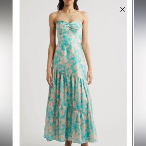 Hutch Phoebe Strapless Maxi Dress